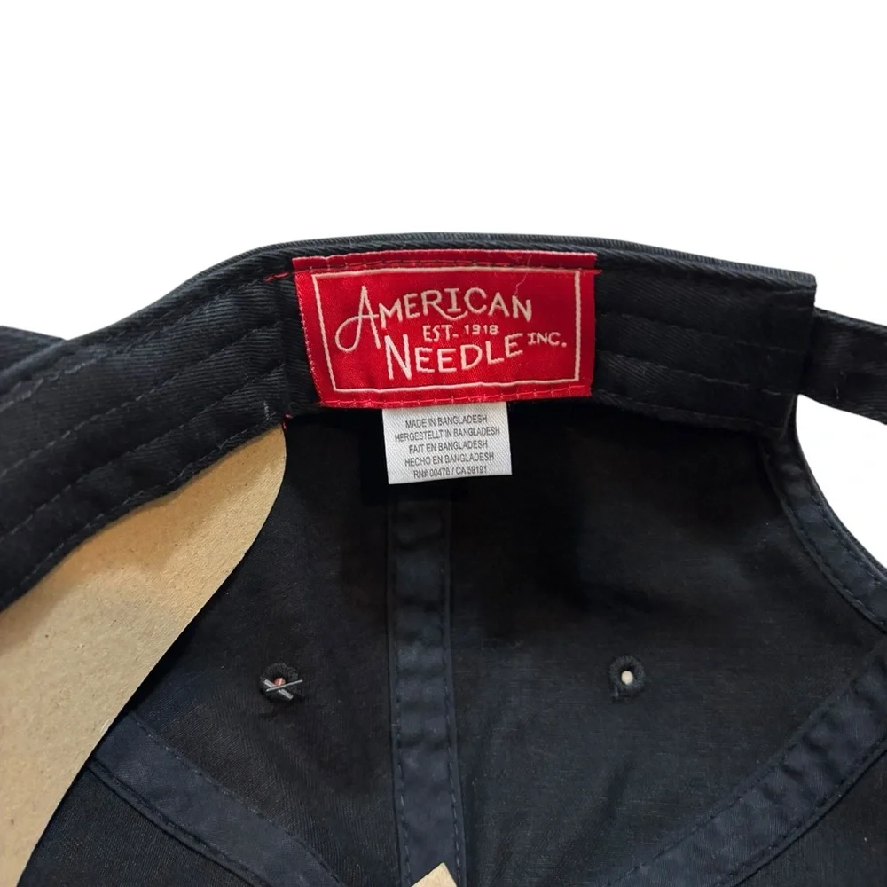 Brand new with Tags Men’s American Needle Brand Black‎ Baseball Cap One Size